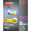 Avery Badge Adhesive We 400