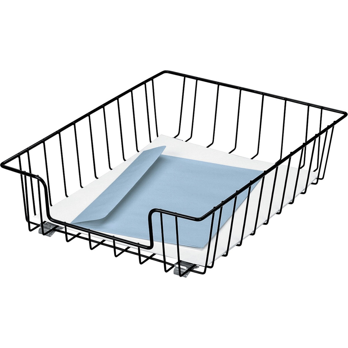 Fellowes Tray Letter Wire 3'Deep Bk