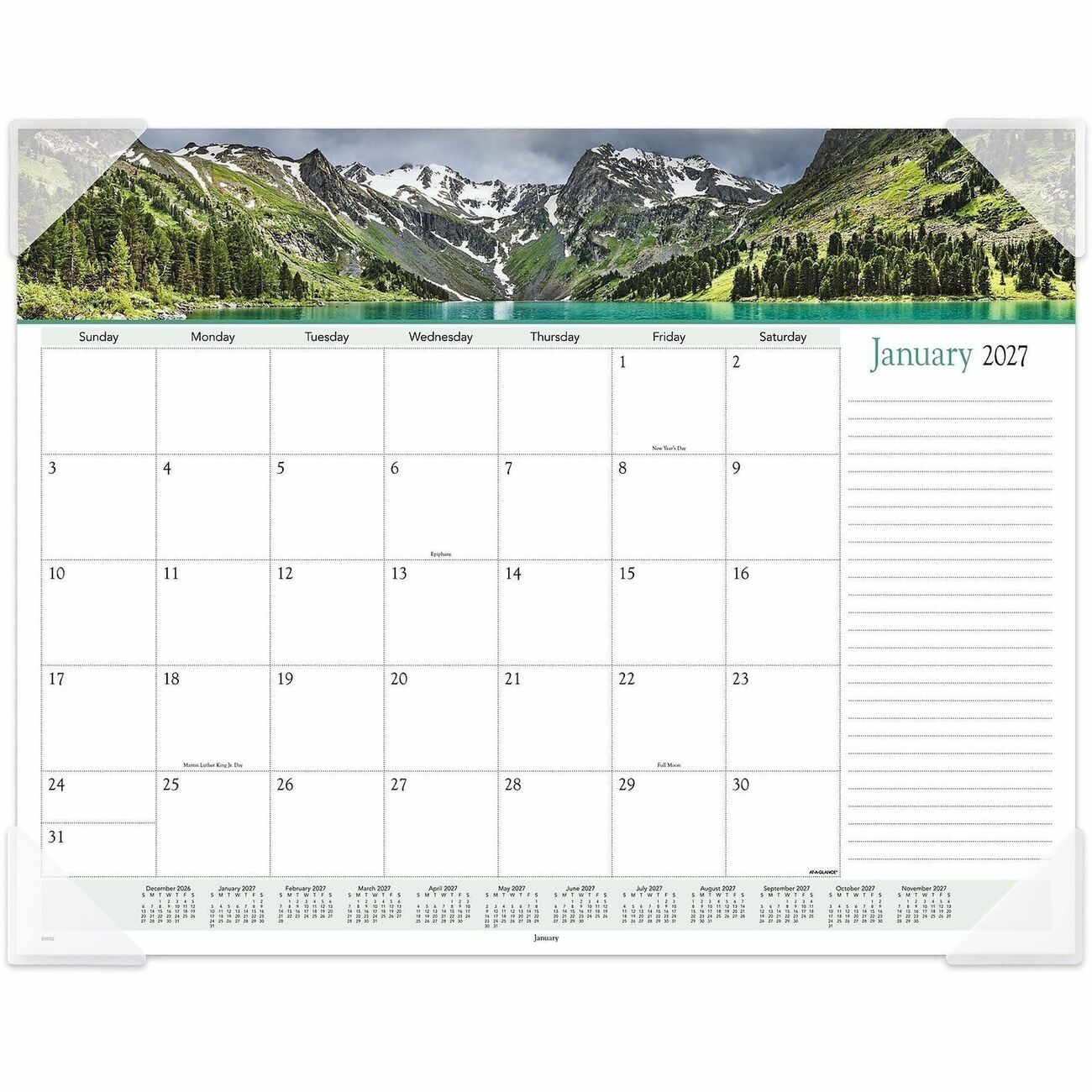 AT-A-GLANCE Calendar Deskpad Landscape