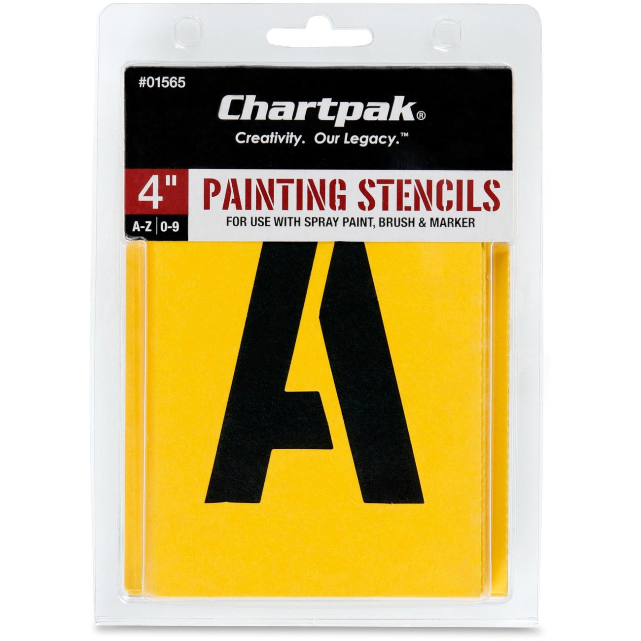 Letters/Numbers Stencils Paint
