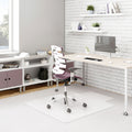 deflecto Chair Mat Dura W/Lip 46X60