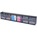 deflecto Bin Storage 6Unit Bk