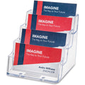 deflecto Holder Bus Card 4Pkt
