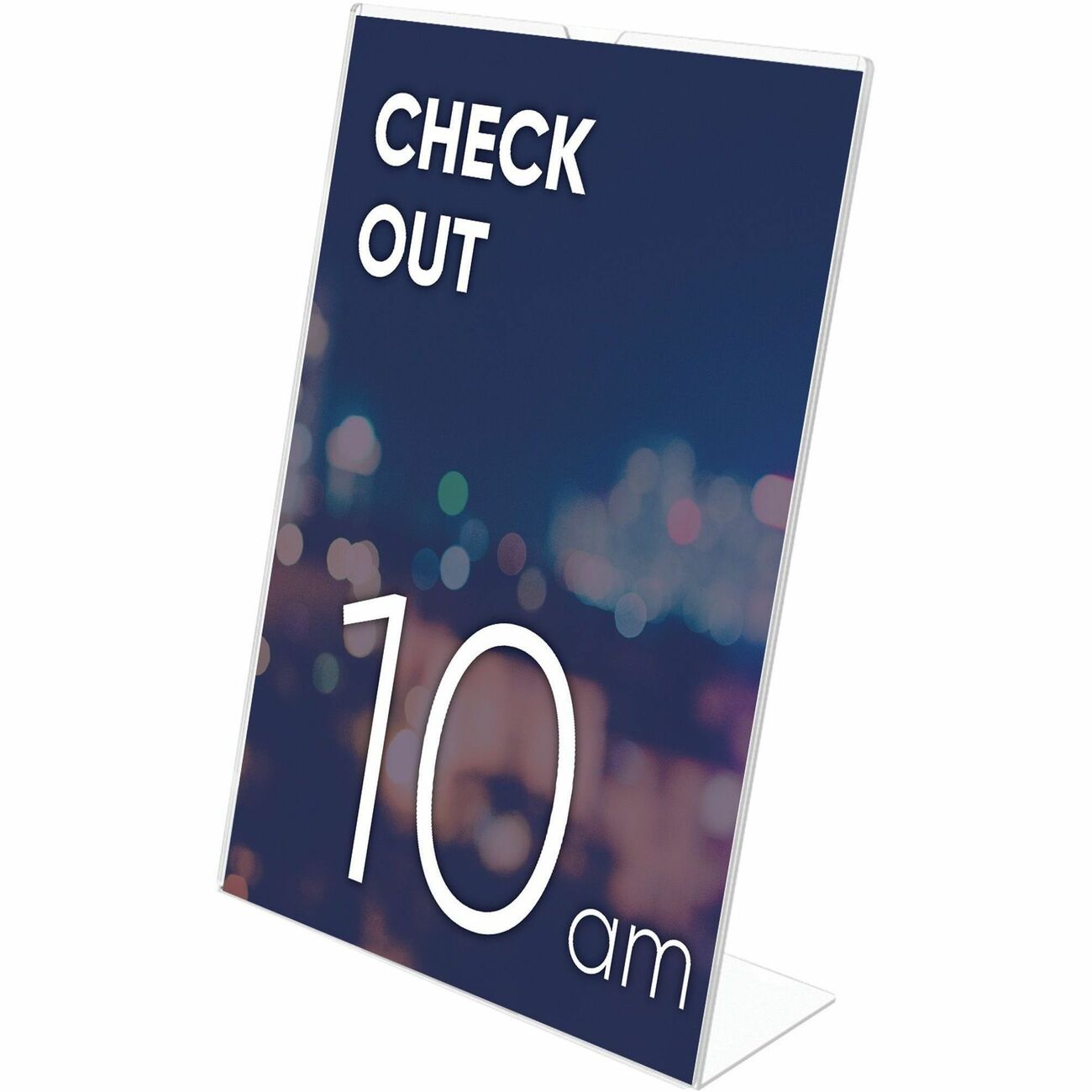 deflecto Holder Sign Slnt Ltr