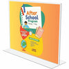 deflecto Holder Sign 11X8.5 Clr