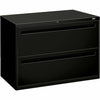 HON File Lat 2Dwr 42" Bk