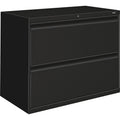 HON File Lateral 2Drawer Blk