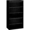 HON File Lateral 5Drawer Blk