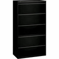 HON File Lateral 5Drawer Blk