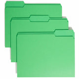 Smead Colored 1/3 Tab Cut Letter Recycled Top Tab File Folder