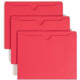 Smead Colored Straight Tab Cut Letter Recycled File Jacket