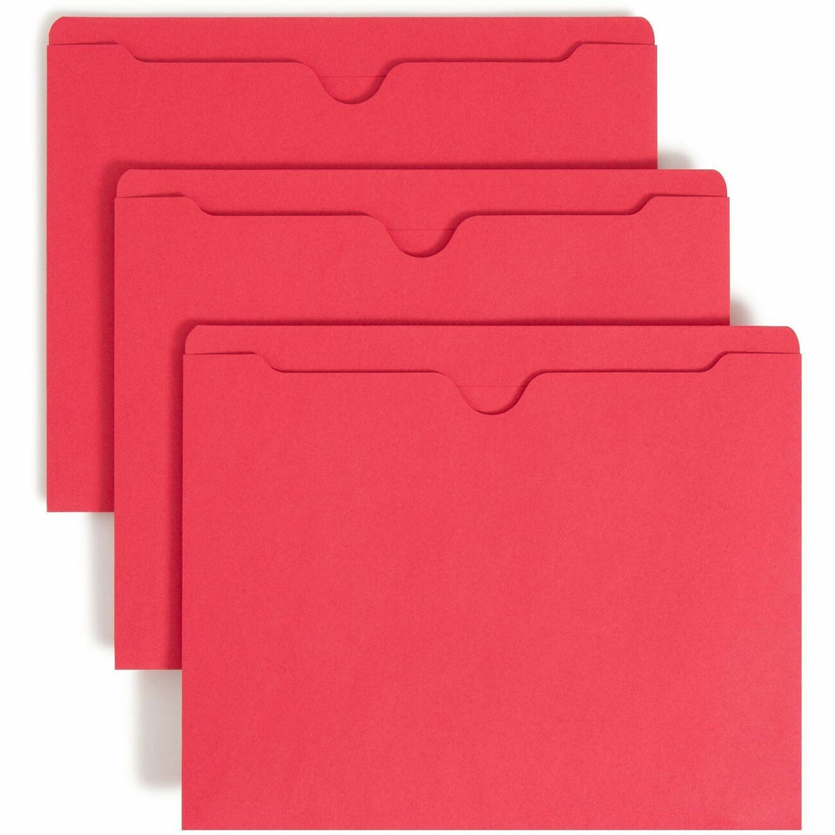 Smead Colored Straight Tab Cut Letter Recycled File Jacket