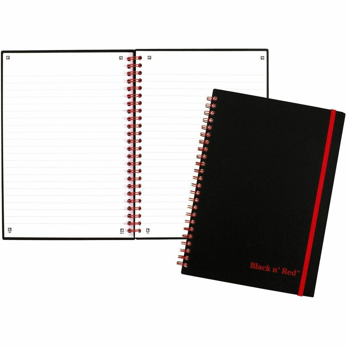 Notebook Wirebnd 8X5.4 Bkrd