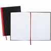 Notebook Casebnd 12X8 Bk/Rd