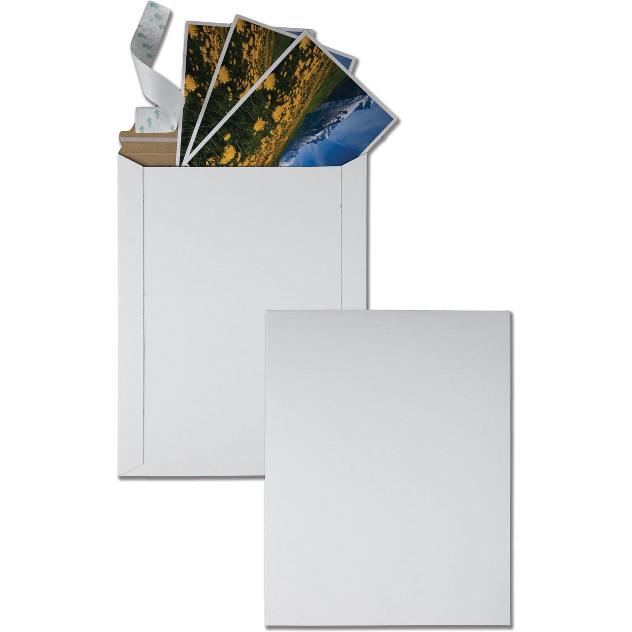 Quality Park Photo Mailers, 10" x 12.5", White, 25-Pack