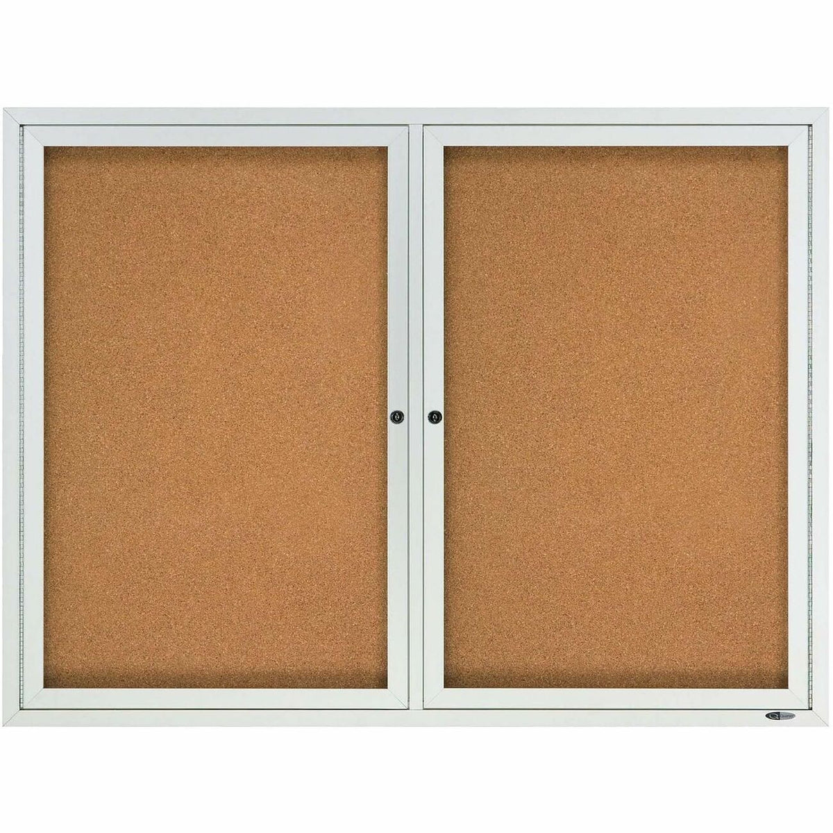 Quartet Enclosed Bulletin Board for Indoor Use