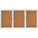 Quartet Enclosed Bulletin Board for Indoor Use