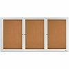Quartet Enclosed Bulletin Board for Indoor Use