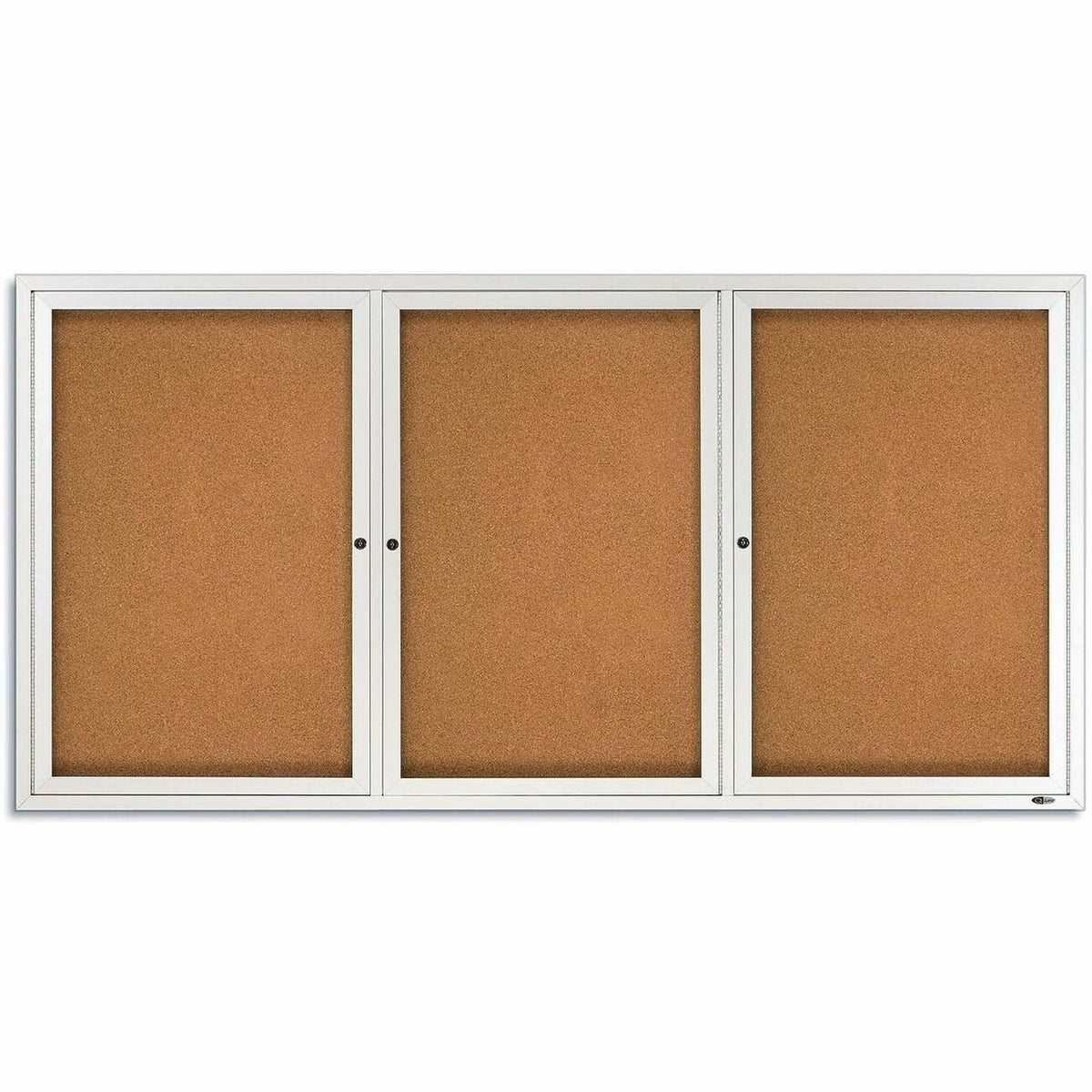 Quartet Enclosed Bulletin Board for Indoor Use