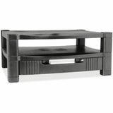 Kantek 2-Level Height-Adjustable Monitor Stand with Organizing Drawer