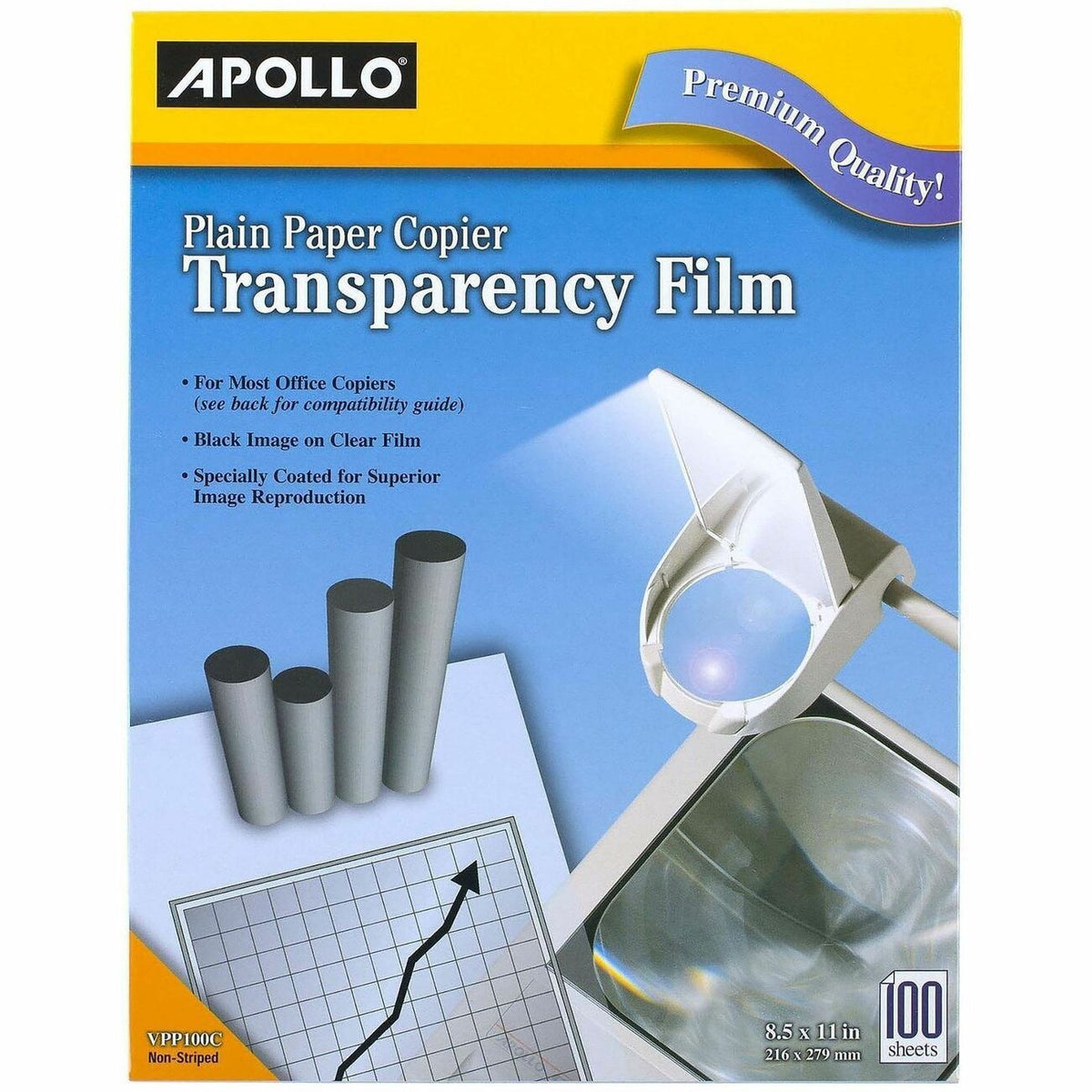 Apollo Plain Paper Copier Transparency Film