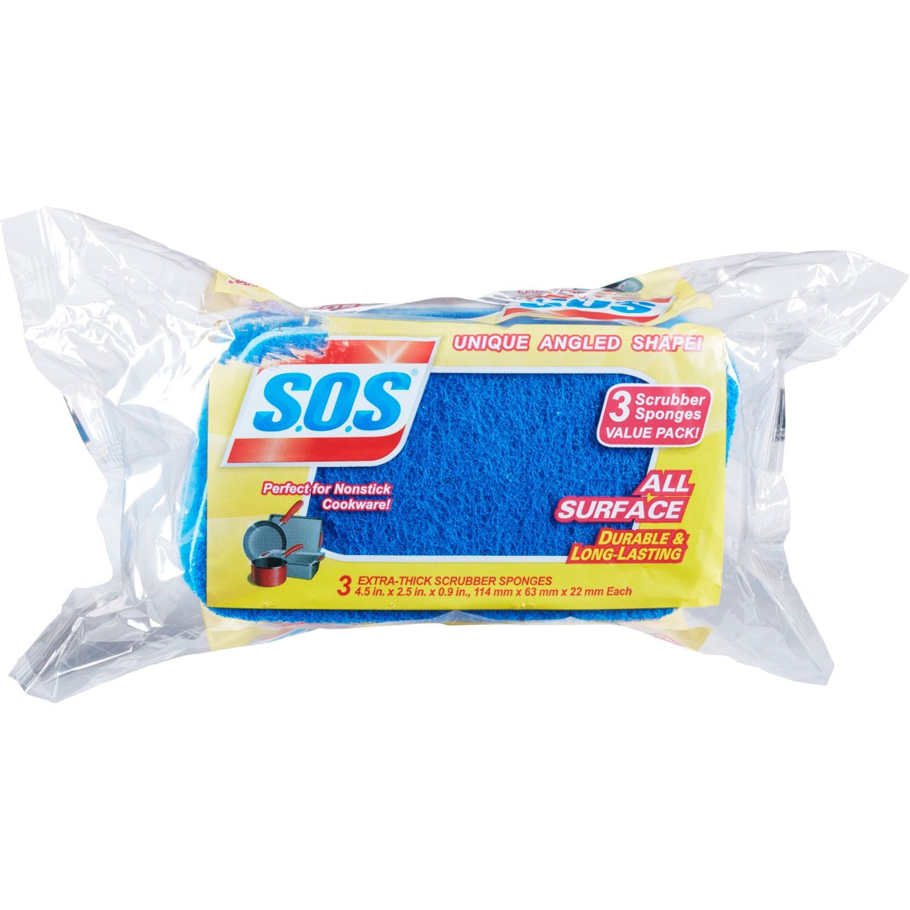Clorox Sponge Scrubber S.O.S.3Pk