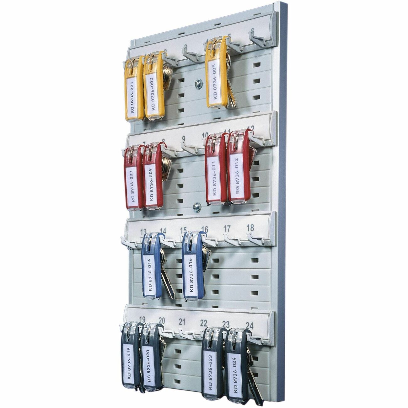 Durable Rack Key Wallmount 24Cap