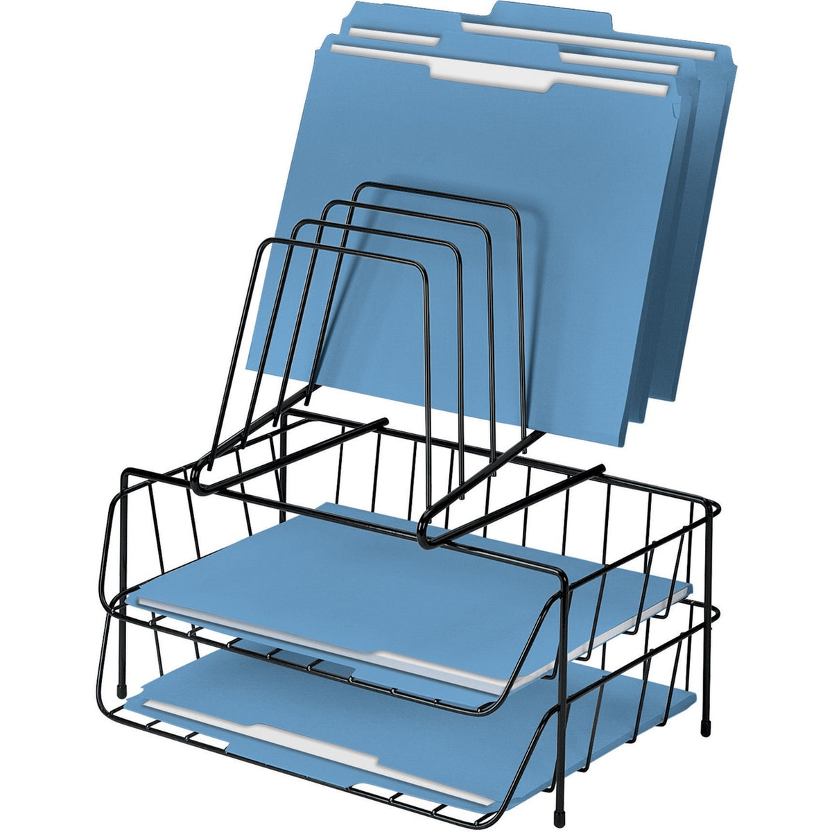 Fellowes Tray Dblw/6Comp Step File