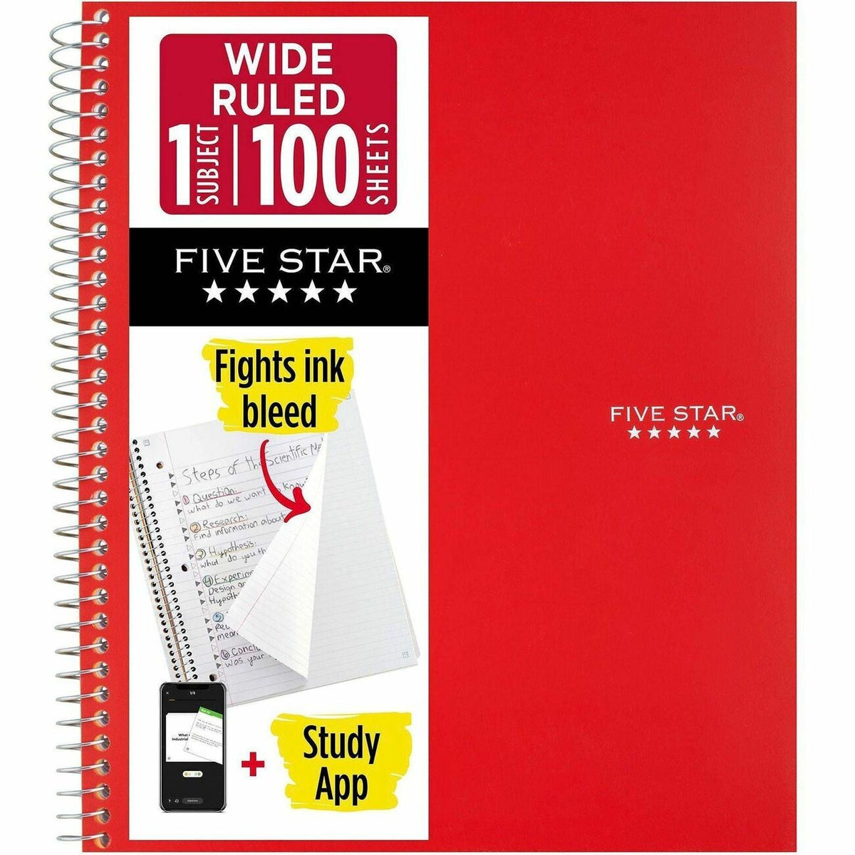 Five Star Wirebound 1-subject Notebook