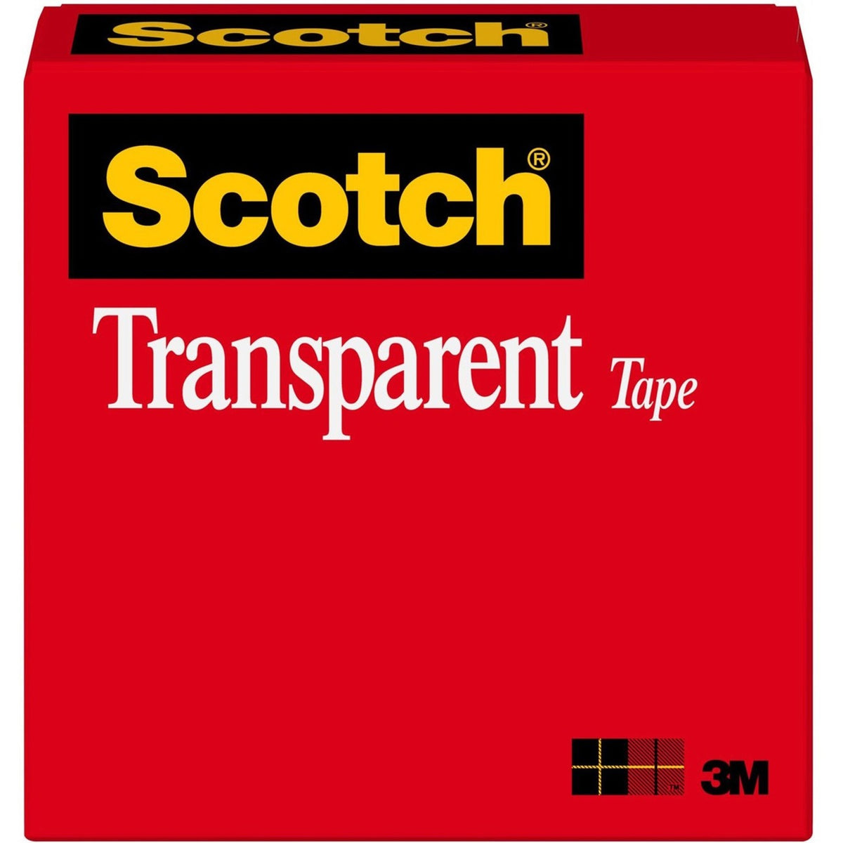 Scotch Transparent Tape - 3/4"W