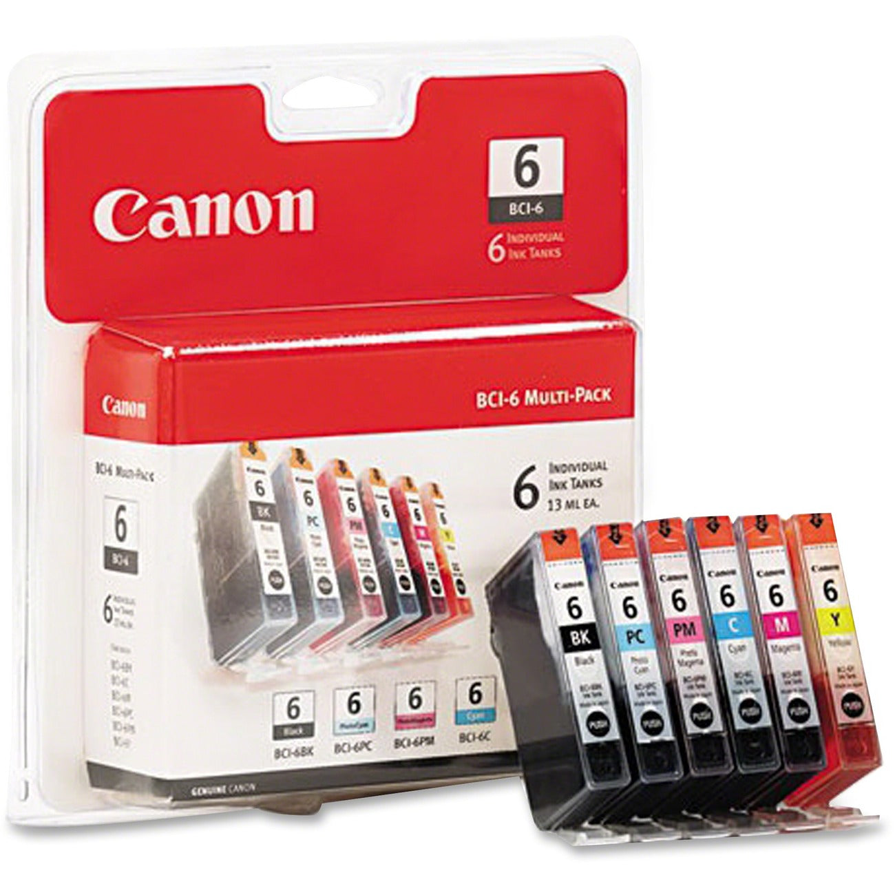 Canon Crtdg Ink 6Pk Bci-6