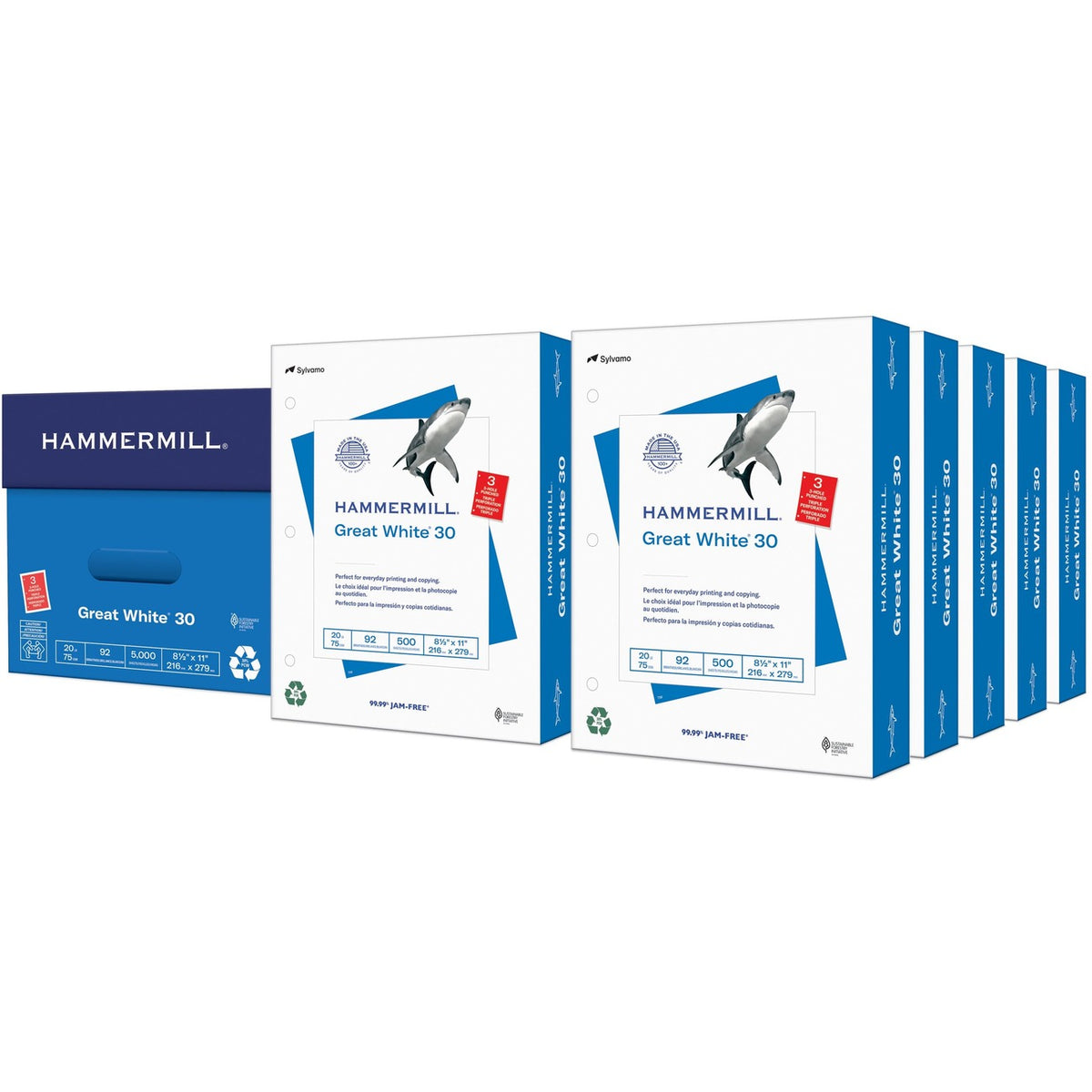 Hammermill Paper Grtwhite30 8.5X11 3Hp