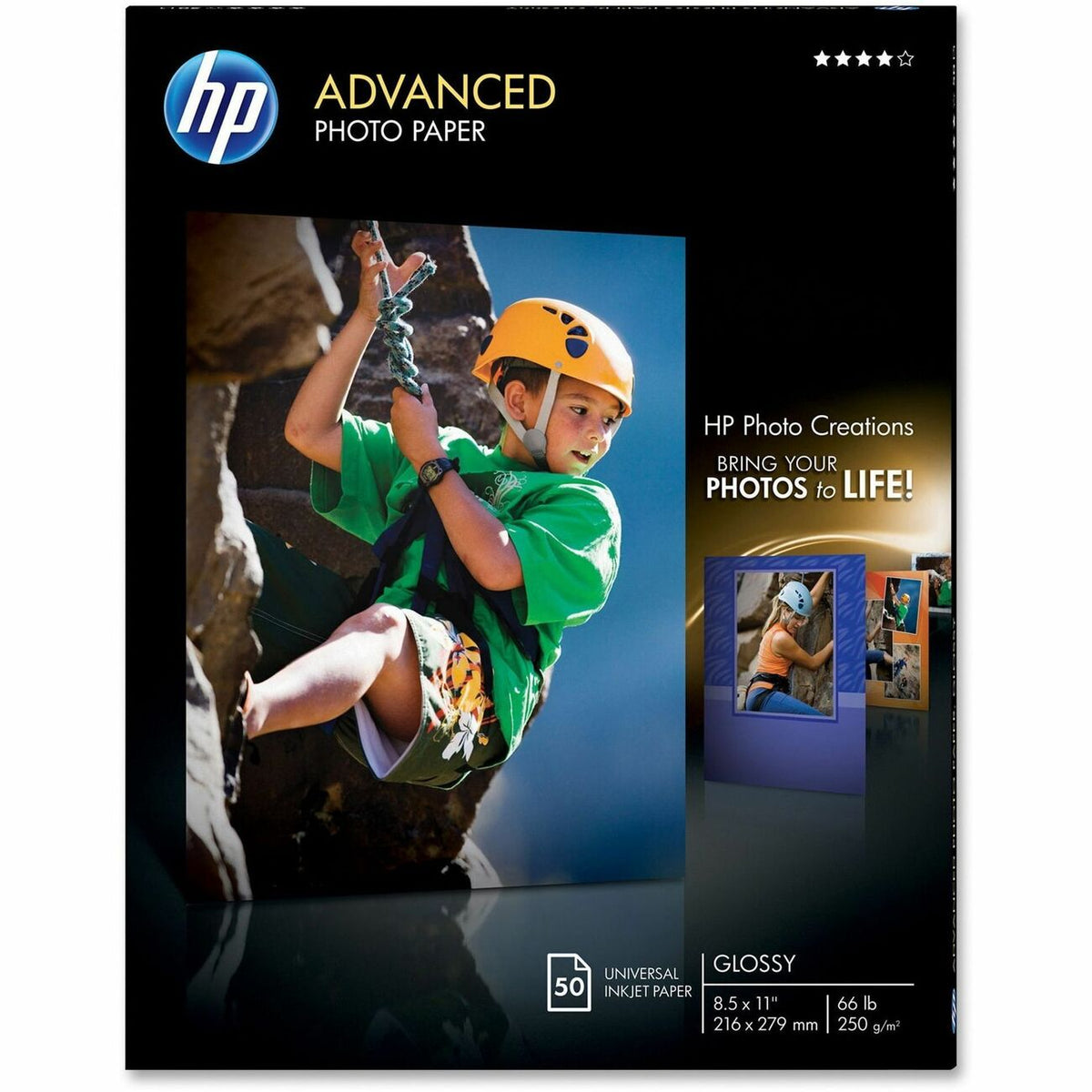 HP Paper Photo Advn 8.5X11 Gls