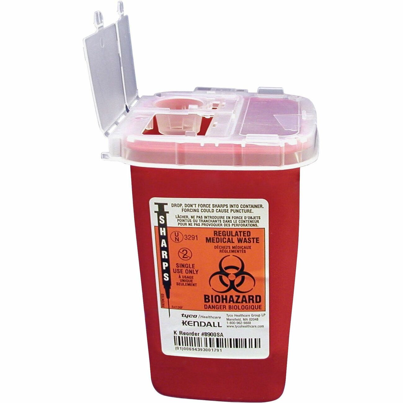 Container Sharps W/Lid 1Qt