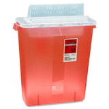 Covidien Transparent Red Sharps Container