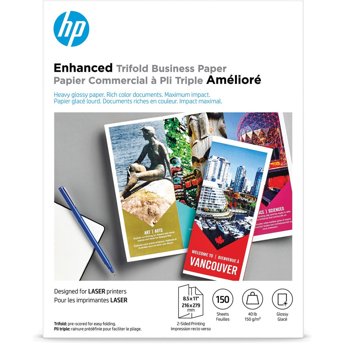HP Paper Lsr Gls 8.5X11 Triflf