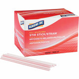 Genuine Joe 5-1/2" Plastic Stir Stick/Straws