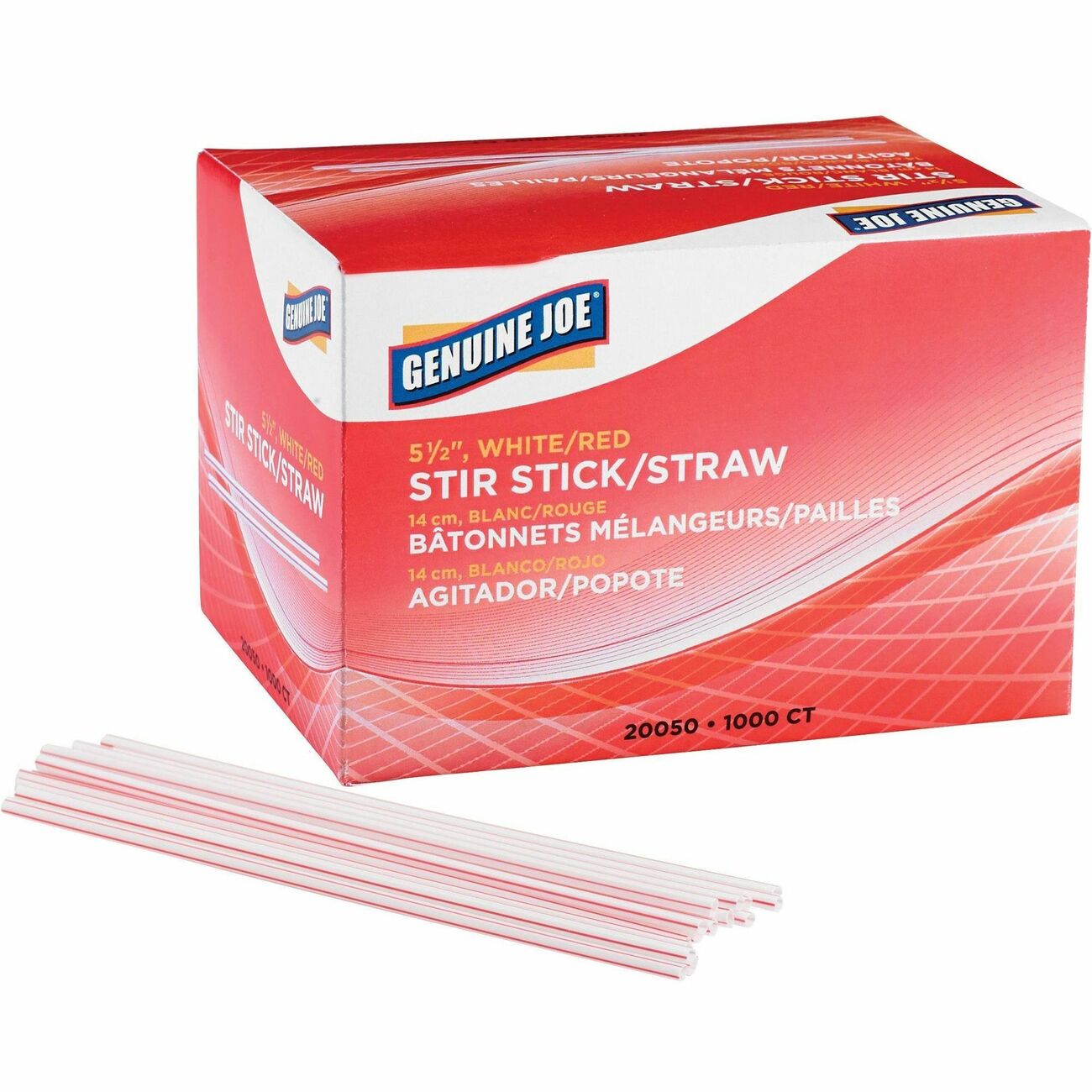Genuine Joe Stirrer Plastic We/Rd 5.5