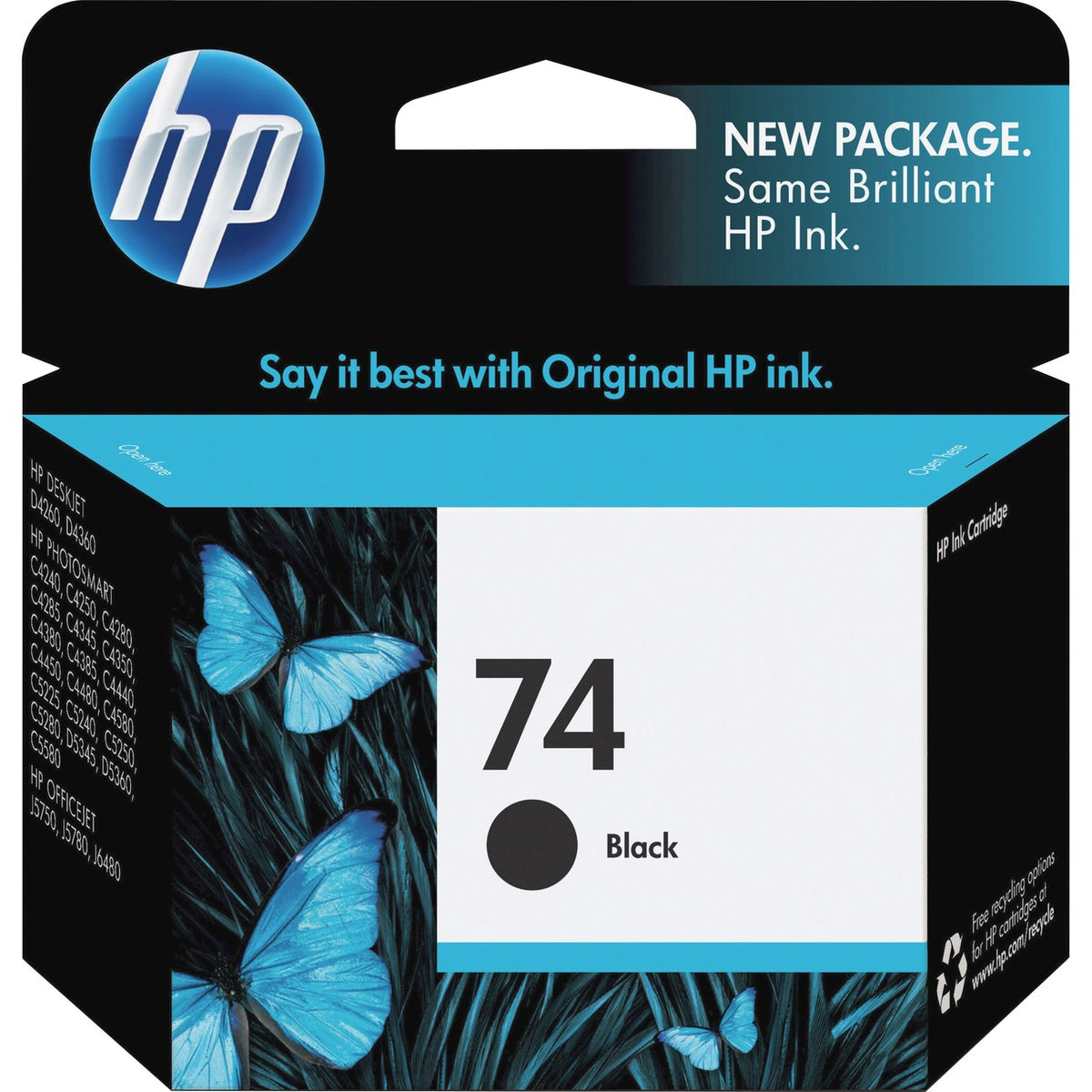 HP Crtdg Ink Hp74 Bk