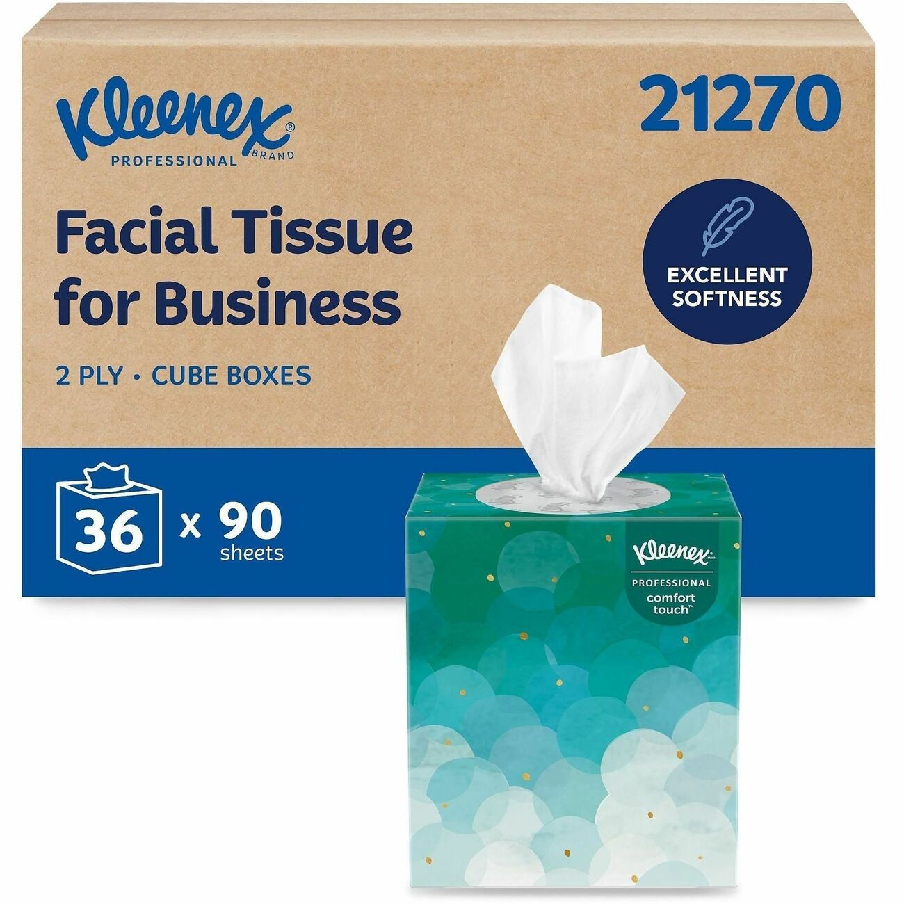 Kimberly-Clark Professional Tissue Facial Kleenexbutque