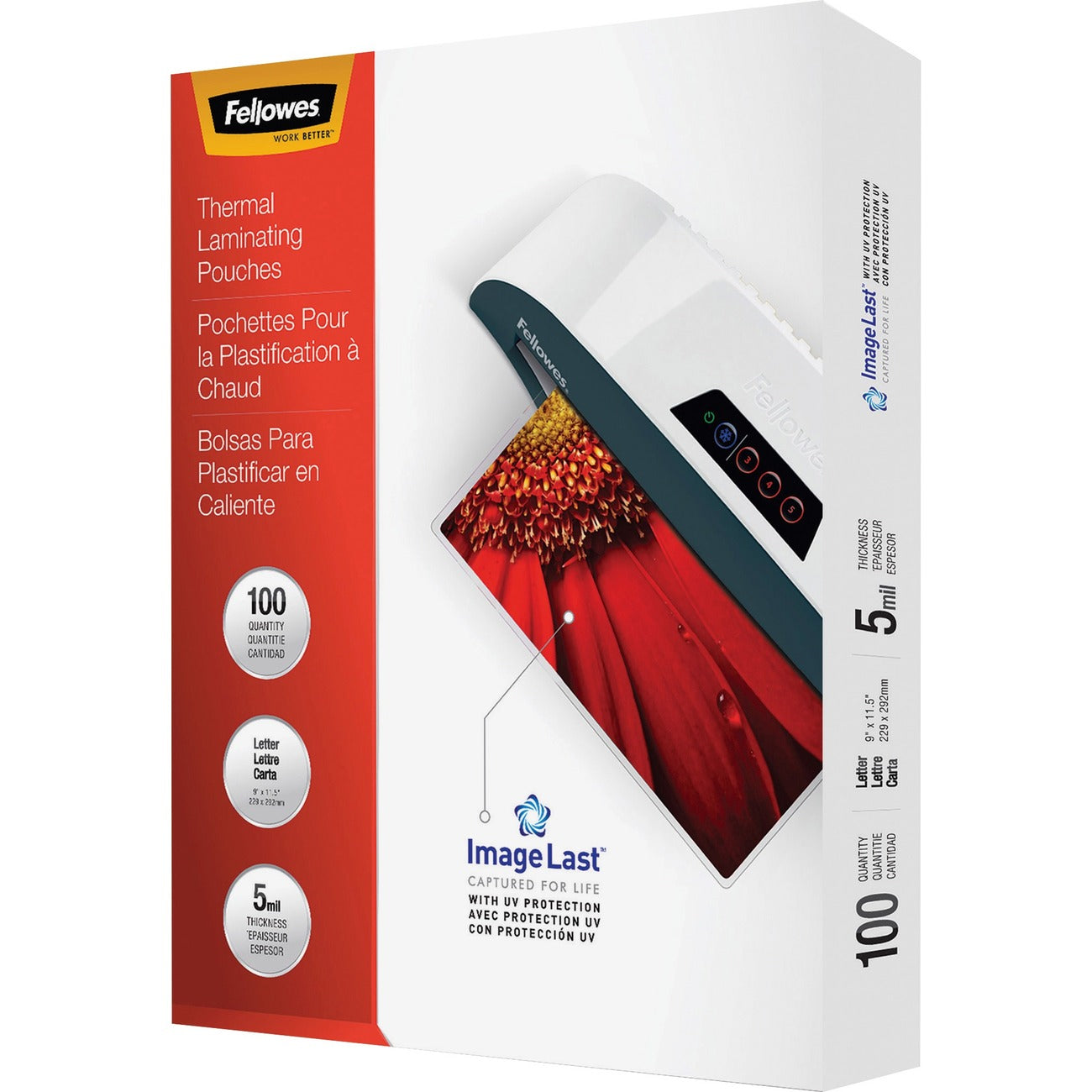 Fellowes Pouch Lam Ltr 5Mil 100Pk