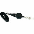 Lanyard Reel 12-Ct Bk