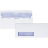 Quality Park No. 10 Single Window Security Tinted with Reveal-N-Seal&reg; Self-Seal Closure