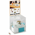 Safco Customizable Locking Acrylic Collection Box