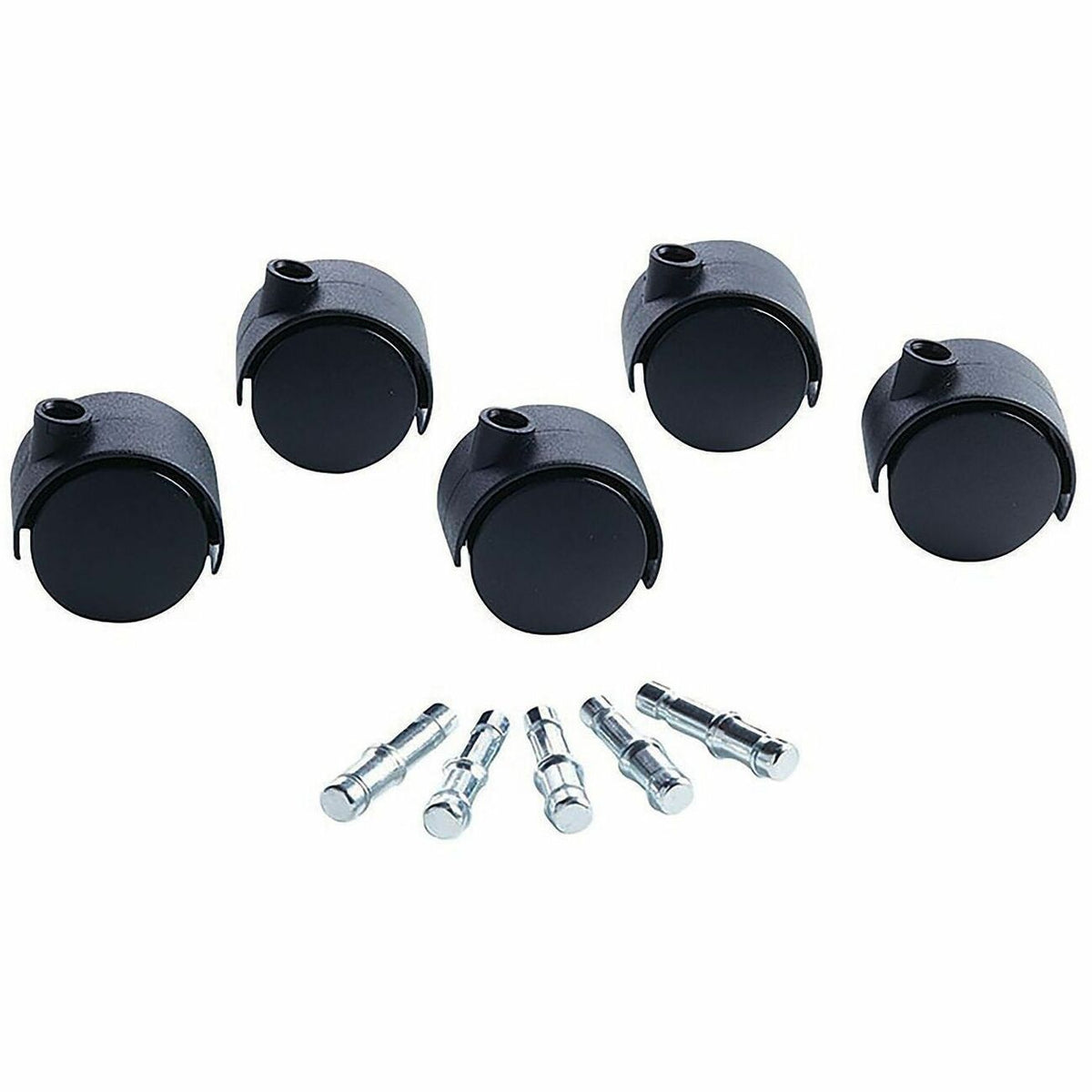 Master Caster Deluxe 2" Hooded Duet Carpet 5 Caster Set