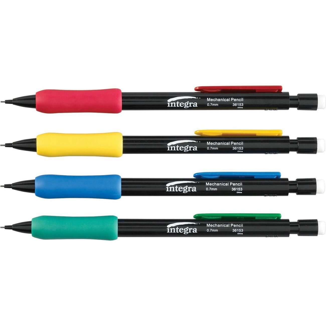 Pencil Mech Grip 0.7Mm Ast