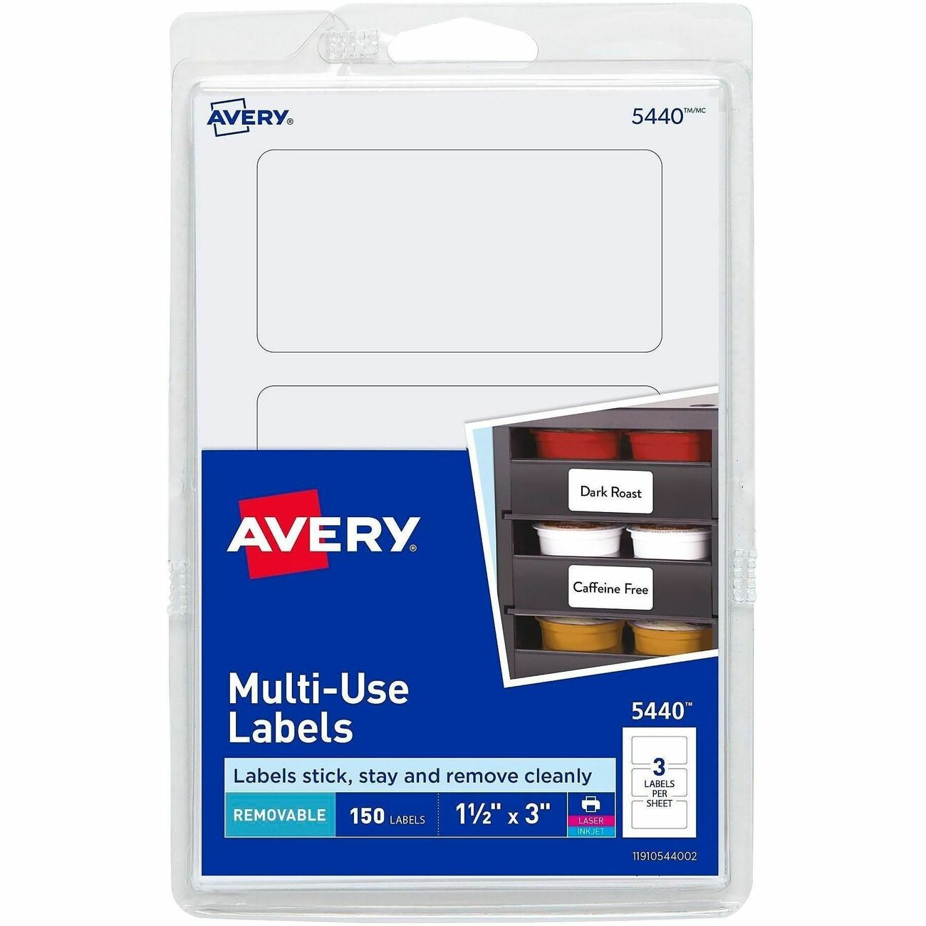 Avery Label Remv 3X1-1/2 We 150
