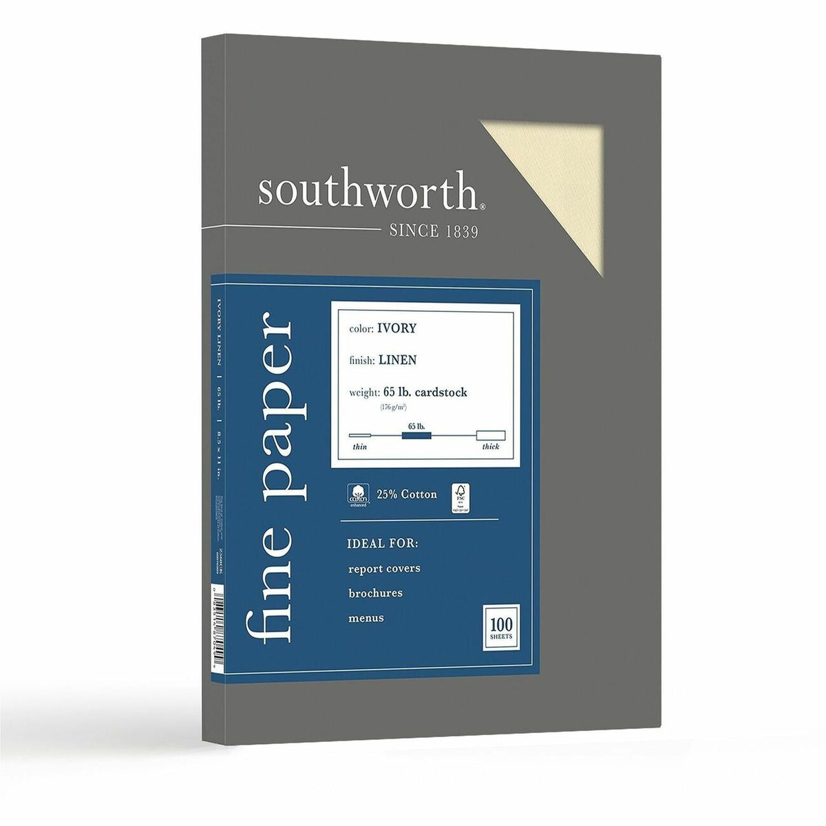 Southworth 25% Cotton Business Cover Stock