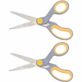 Westcott 8" Straight Soft Handle Titanium-Bonded Glide Scissors