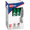 Avery Marker Perm Ds Green 1Ct